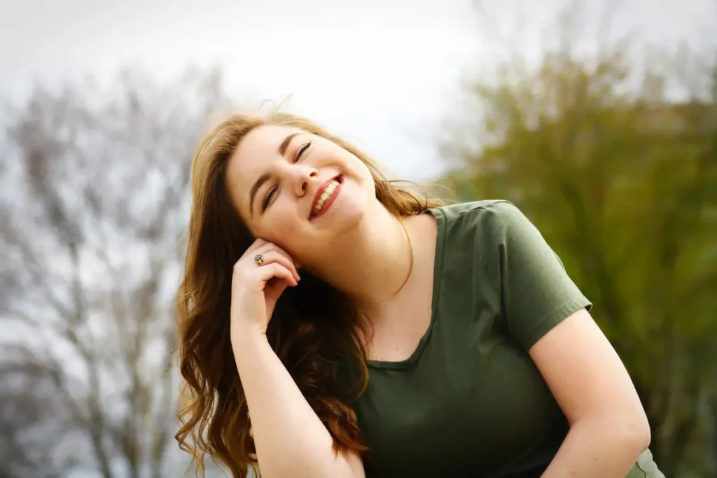 Mulher sorrindo